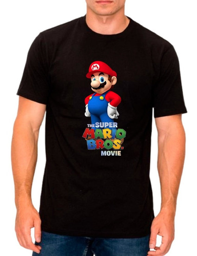 Remera Unisex 100% Algodón Super Mario Bros