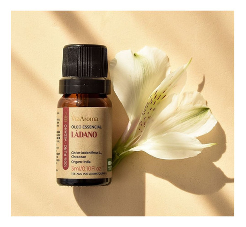Óleo Essencial Ládano Via Aroma - 3ml