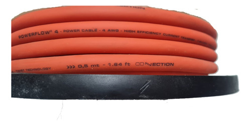 Cabo 5m Power Audison Pf 4 Or.2 Connection 4awg Soft Touch