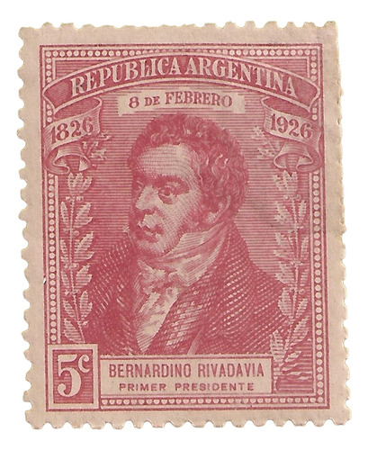Argentina - Bernardino Rivadavia - Año 1926 - Gj 621