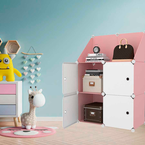 Utilisimo Cubos Repisa Organizador Modular Plástico Estante Color Gris