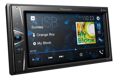 Auto Estereo Bluetooth Pantalla Touch Pioneer Dmh-g225bt Color Negro