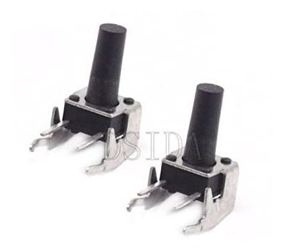 20pcs Momentary Tact Push Button Switch 668mm Right With