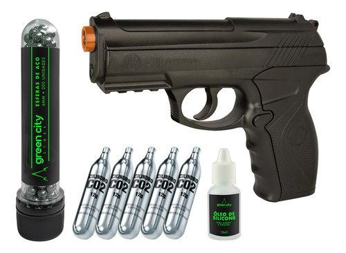 C11 6,0mm Airgun Rossi Co2 + 200 Esferas + 5 Co2 12g + Óleo