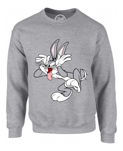 Imagen 1 de 3 de Sudadera Caricatura Bugs Bunny Looney Tunes Sweatshirt