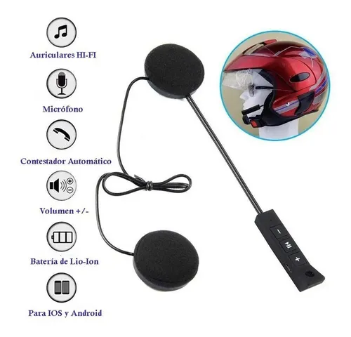 Auriculares Bluetooth Para Casco Motocicleta