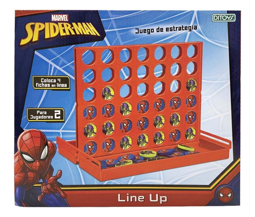 Spiderman Line Up 4 En Linea Original Ditoys 2371