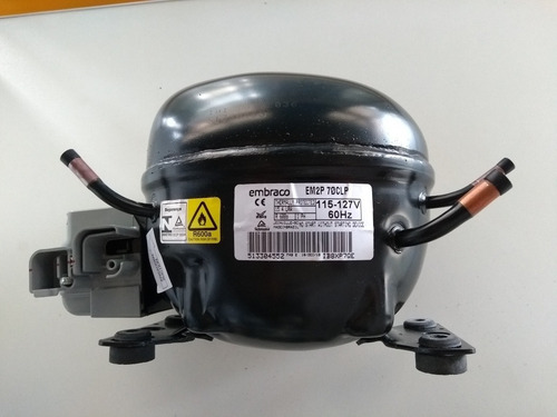 Compressor Embraco Em2p70clp 110v/127v Gás R600a 1/5 Novo 