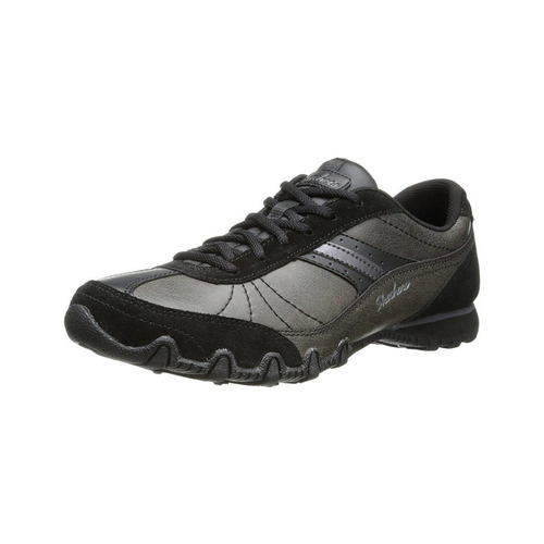 Skechers, Tenis Casual, 25.5 Mx, Negro C/gris, Mt0035