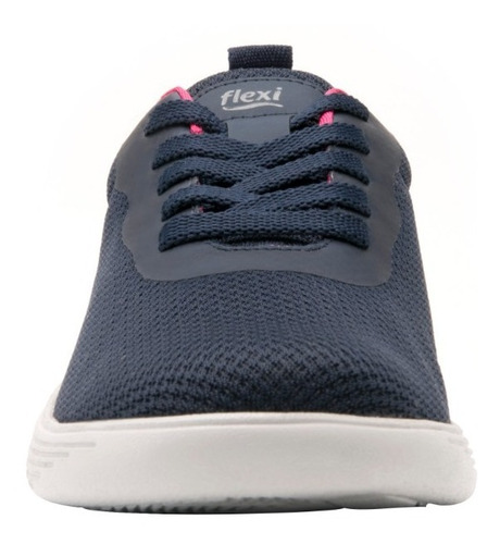 Tenis Flexi Mujer Casual De Malla 104906 Azul Marino Origin~