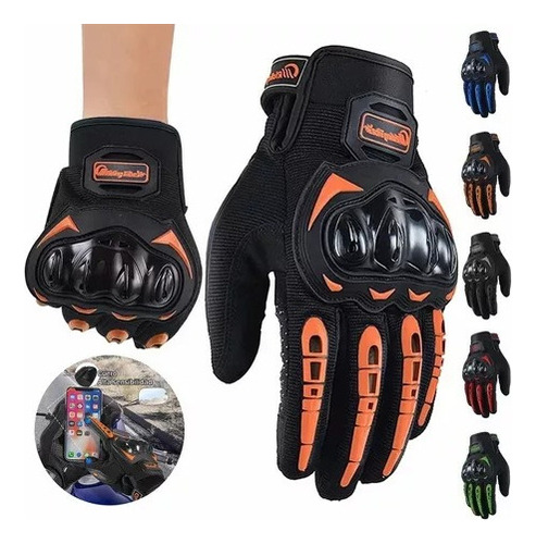 Guantes De Proteccion Anti Derrape Pantalla Táctil Para Moto