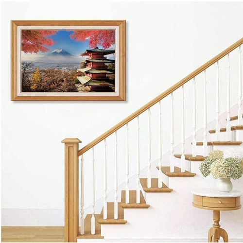 Imagen 3 de 5 de Puzzle 1500 Pzas Rompecabezas Cuadro Japon Monte Fujisan Ed
