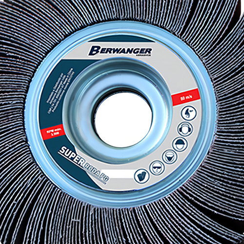 Roda De Lixa Pg 150 X 50mm Furo 46mm Grao 320 Berwanger