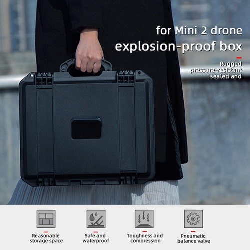 Maleta Portátil Rígida Para Dji Mavic 2 Drone A Prueba De