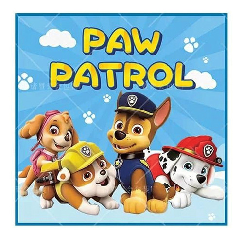 Pack 20 Servilletas Cumpleaños Paw Patrol - Glovers