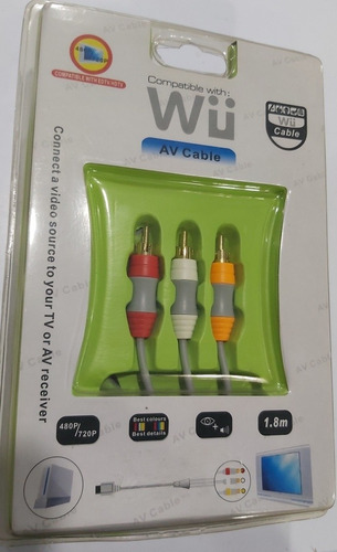 Cable Av Audio Y Video Nintendo Wii