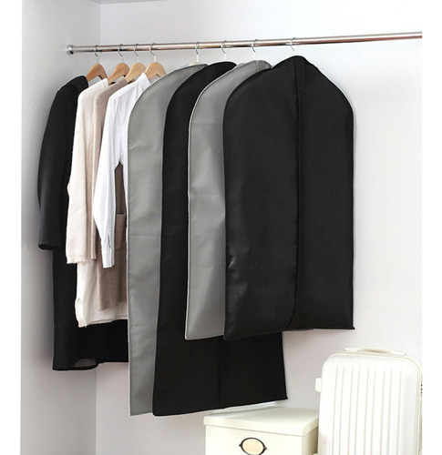 3 Bolsas De Almacenamiento De Ropa Bolsa De Gris 60x100cm