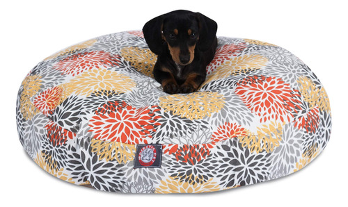 Majestic Pet Cama Redonda Pequeña Para Mascotas Citrus Blo.