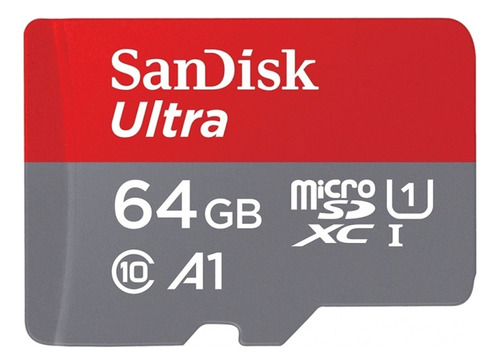 Tarjeta De Memoria Sandisk Sdsquar Ultra Sd 64gb A1 120mb/s