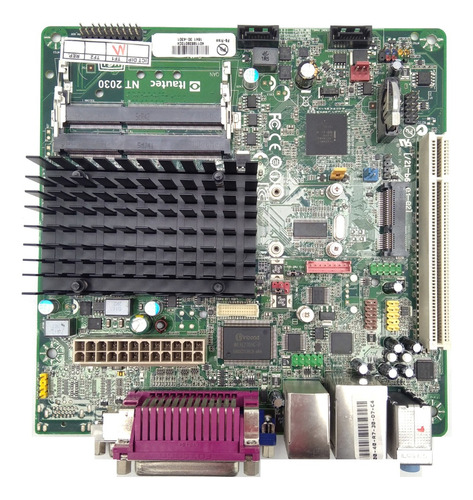 Placa Mãe Aton D2550 1.86 Dual Core, Dvi, Paralela, Serial