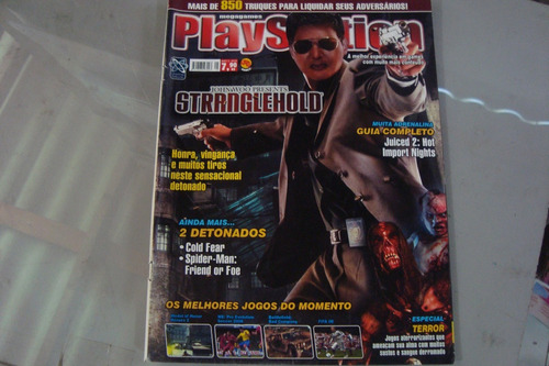 Revista Playstation Megagames 25 / Stranglehold Spiderman De