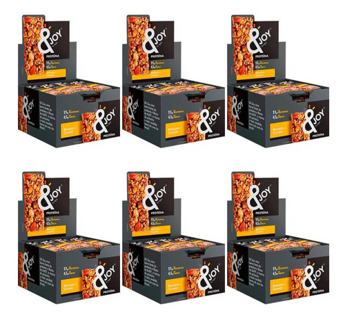 Imagem 1 de 1 de Enjoy Barra De Protein Nuts Banana Canela 12x35g (kit C/06)