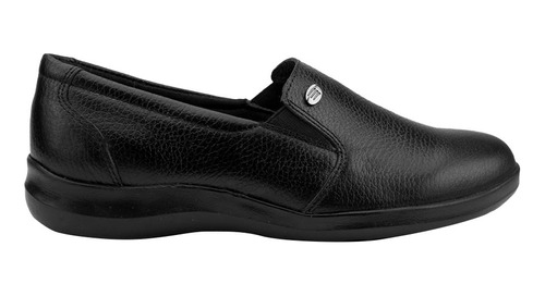 Zapato Confort Choclo Piso Shosh Negro Mujer 5542