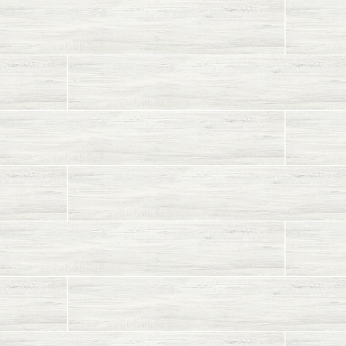 Gres Porcelanato Tipo Madera Blanco P100 15x90 Rect