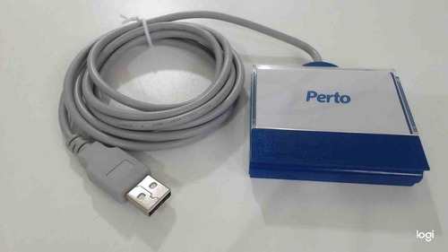 Imagem 2 de 4 de Leitor Smart Card Usb Pertosmart Cnpj / Cpf Ps-1000