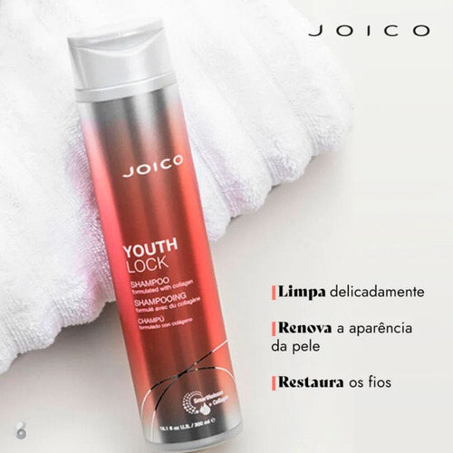 Joico Youth Lock Shampoo 300ml + Condicionador 250ml