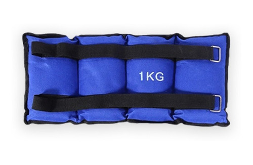 Tobillera Para Pesas Deportiva Ajustable 1kg Entrenamiento