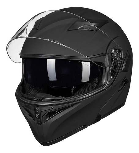 Casco De Moto Ilm, Con Doble Visera Y Ventilacion Aas