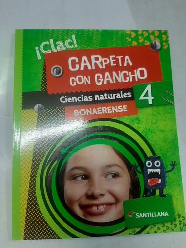 Carpeta Con Gancho 4 - Ciencias Naturales Bonaerense Clac -