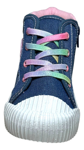 Tenis Para Niña Mezclilla Multicolor Bubble Gummers 12-17