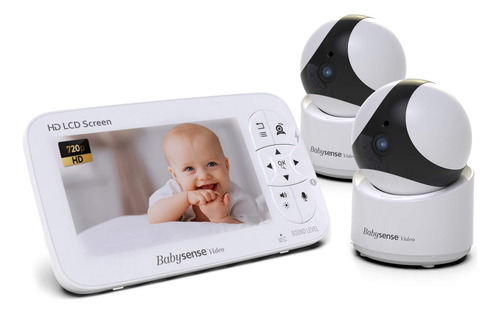 Babysense - Monitor De Bebé 720p Hd, Monitor Infantil Con Cá