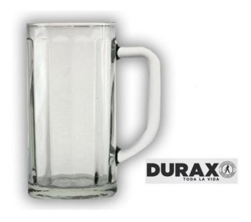 Jarro Cervecero Chopp Vaso Modelo Santa Fe Durax 450cc Vaso