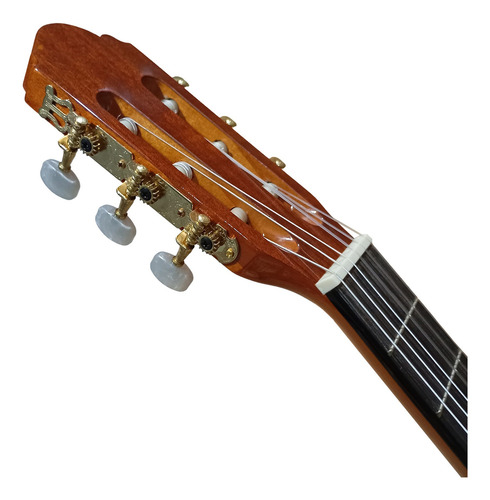 Guitarra Criolla Rómulo García Smg-500 Ceq De 5 Bandas Act Color Natural
