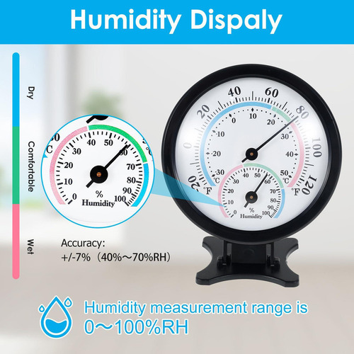 Pequeño Termohigrómetro Medidor Monitor Temperatura Y