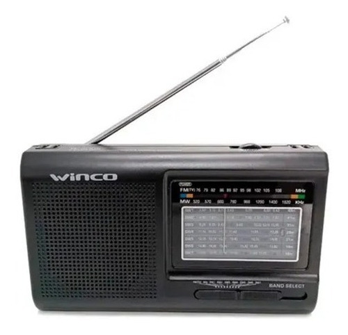 Radio Winco W2005 Portátil Am Fm A Pilas Y Eléctrica