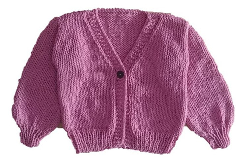 Sweater Cardigán Tejido, Talle 4 Años