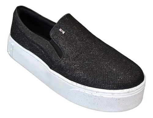 Slip on sola preta sales