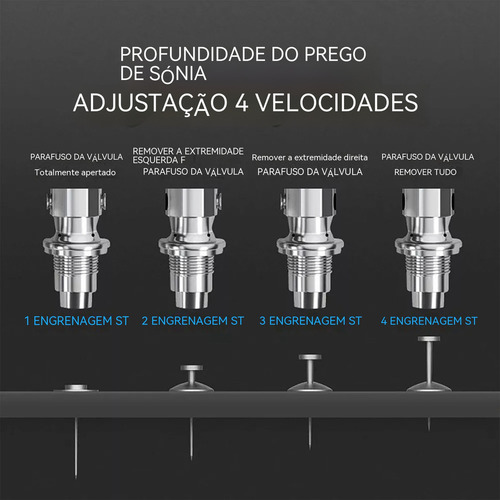 Ferramenta De Fixação Manual De Pistola De Pregos De Aço Pro