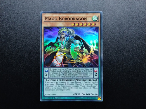 Mago Bobodragón Sdmp-sp004 1ra Edición Carta Yugioh Original