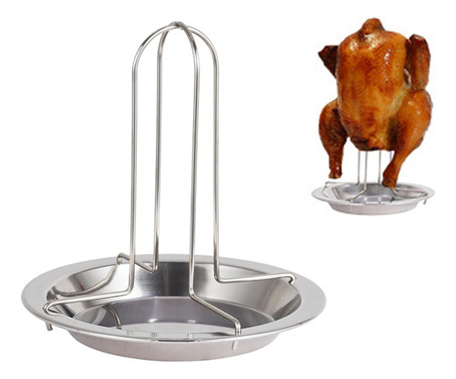 Estante Vertical De Acero Inoxidable Compatible Con Asador