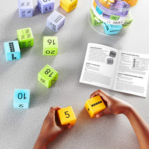 Representación Múltiple De Dados De Espuma Hand2mind Para El