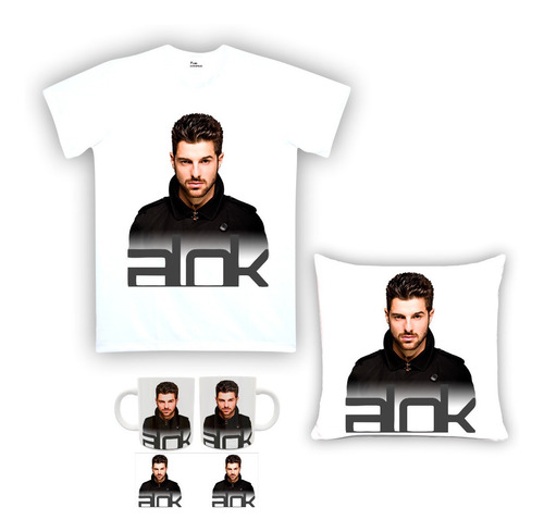 Imagem 1 de 1 de Kit Camiseta, Almofada E Caneca Alok