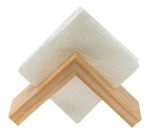 Servilletero De Madera, Moderno, Minimalista Artesanal Nat