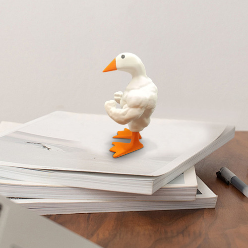 Adorno Magnético Con Forma De Pato Macho Musculoso, Diseño D