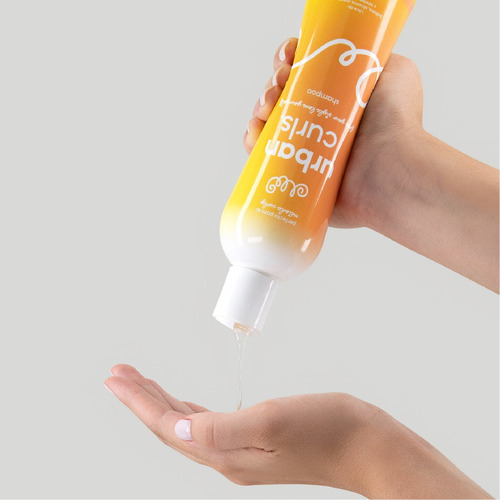 Shampoo Sin Sal Para Cabello Rizado Urban Curls 360 Ml