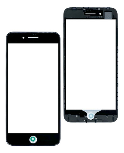 Glass Con Oca Para iPhone 8g Plus Negro